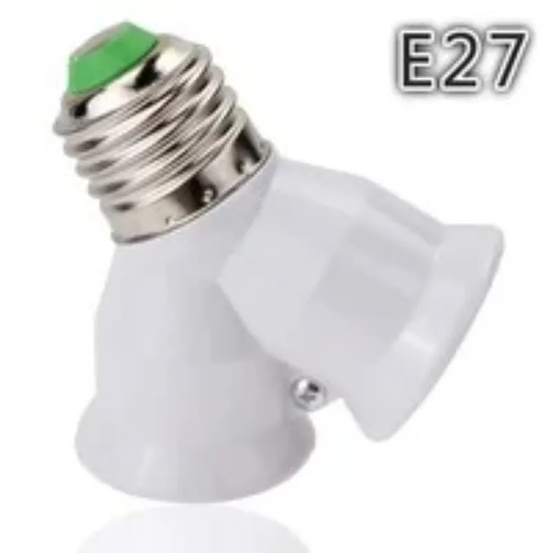 

Screw E27 LED Base Light Lamp Bulb Socket E27 to 2-E27 Splitter Adapter HOT