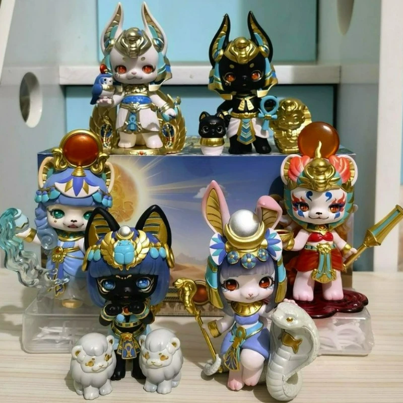 

Aaru Garden V3 египетская мифология, серия слепая коробка, мультяшная аниме-фигурка, модель игрушки, загадочная коробка, сюрприз, коллекционная кукла, праздничный подарок