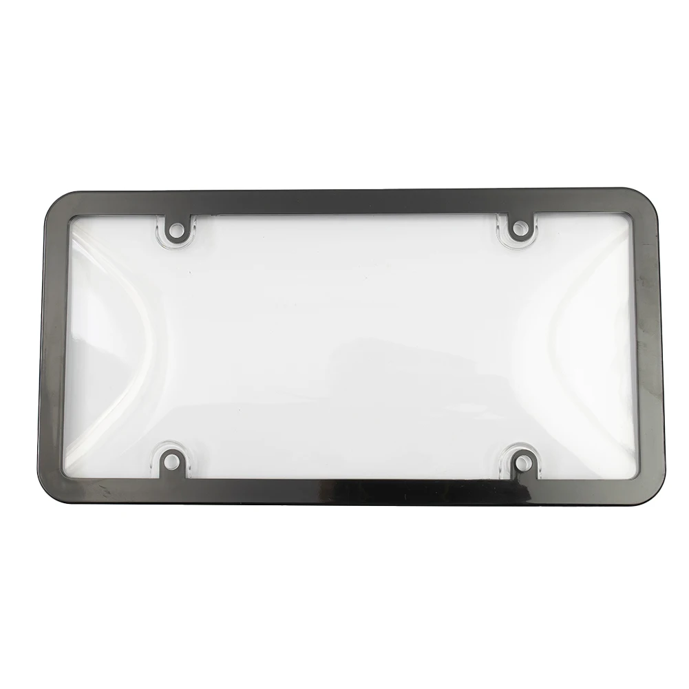 

Plate Cover License Plate Photo Red Light Reflective 1pc Anti Speed Clear Small Size For: US Vehicles Practical