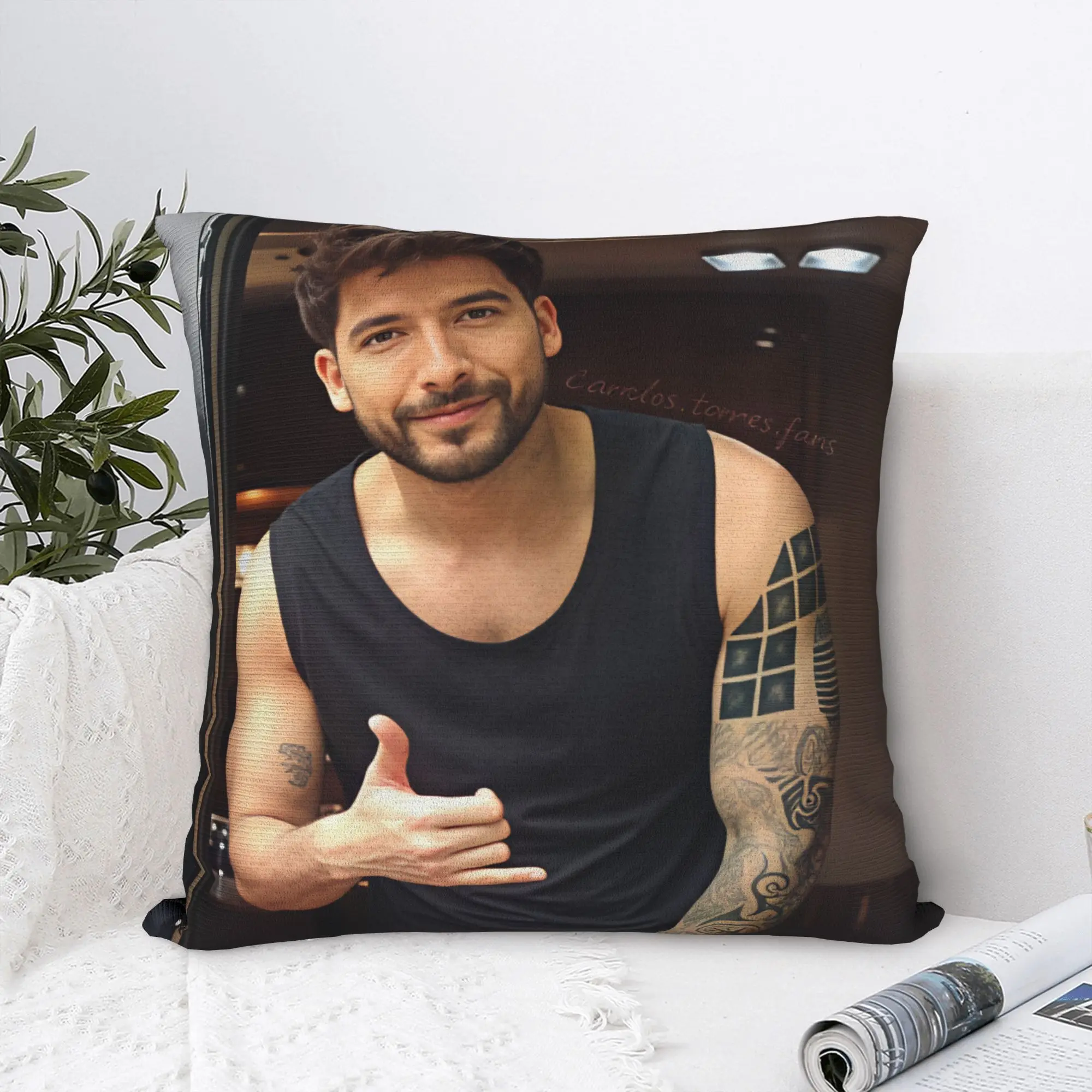 C-Charly Flow Pillow Cover  Retro Trendy Pillow Case For Chair Sofa Home Decor Soft Pillowcases Birthday Present