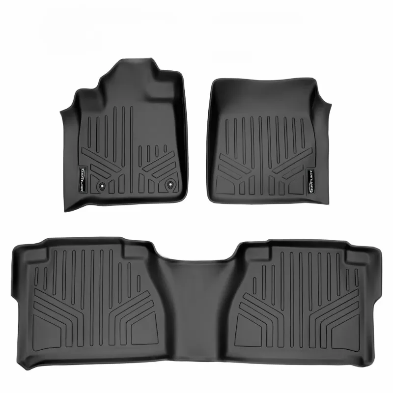 

Custom Fit Floor Mats 2 Row Liner Set Black 2007-2011 Toyota Tundra United States