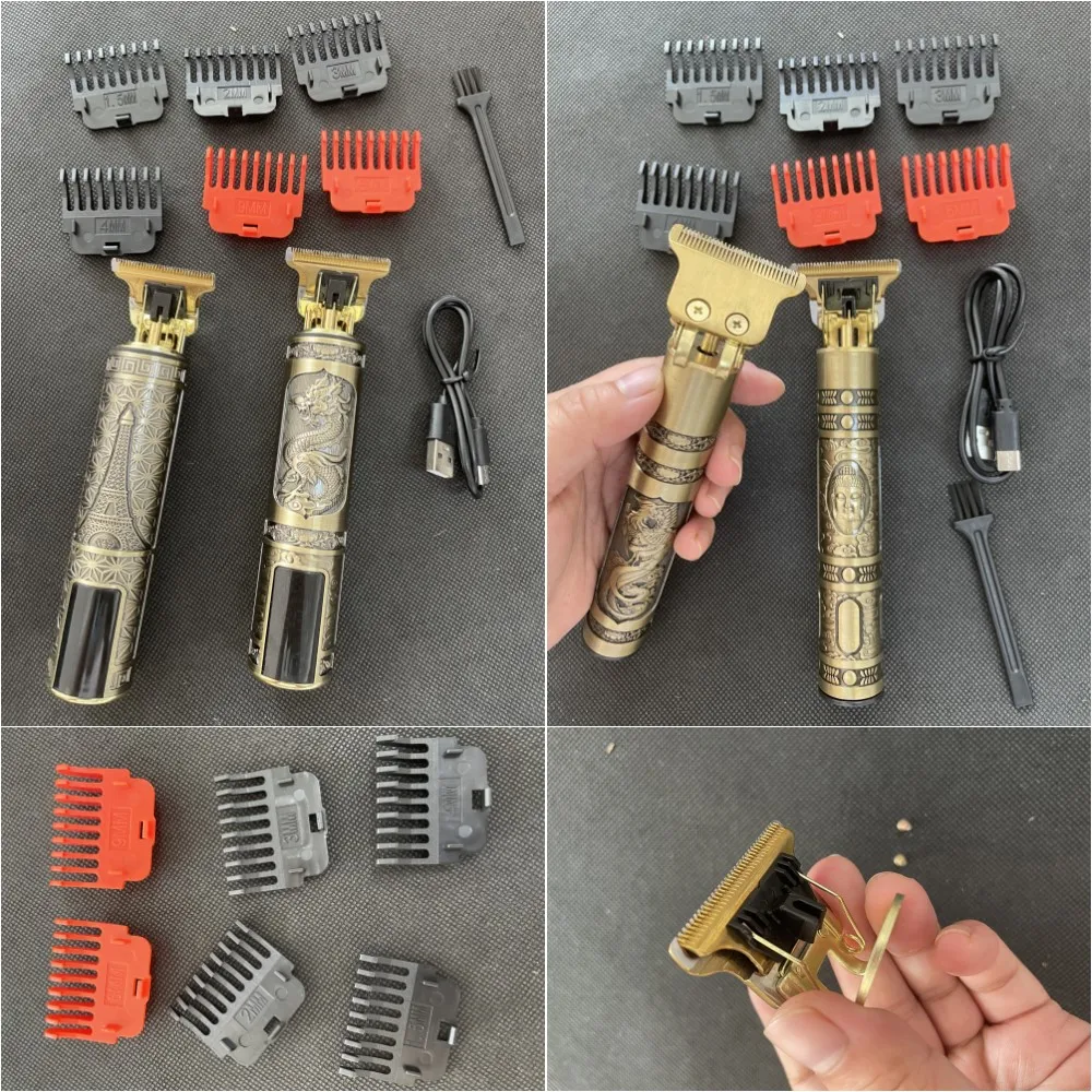 6Pcs/Set Size 1.5/3/4.5 Men's Hair Clipper Trimmer Limit Comb Guide Combs Barber Replacement for T9 Trimmer view 3