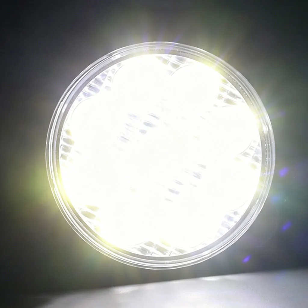 27W Mini Round LED Work Light 9 LEDs 6500K Spot Beam IP65 Waterproof DC 9-30V Headlights Lamp For Car Truck Boat ATV Off-Road
