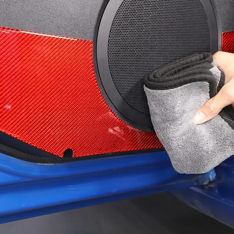 Carbon Fiber Car Front Rear Door Anti-kick Panel Cover Trim Stickers Car Accessories For Seat Leon MK2 2008 2009 2010 2011 2012
