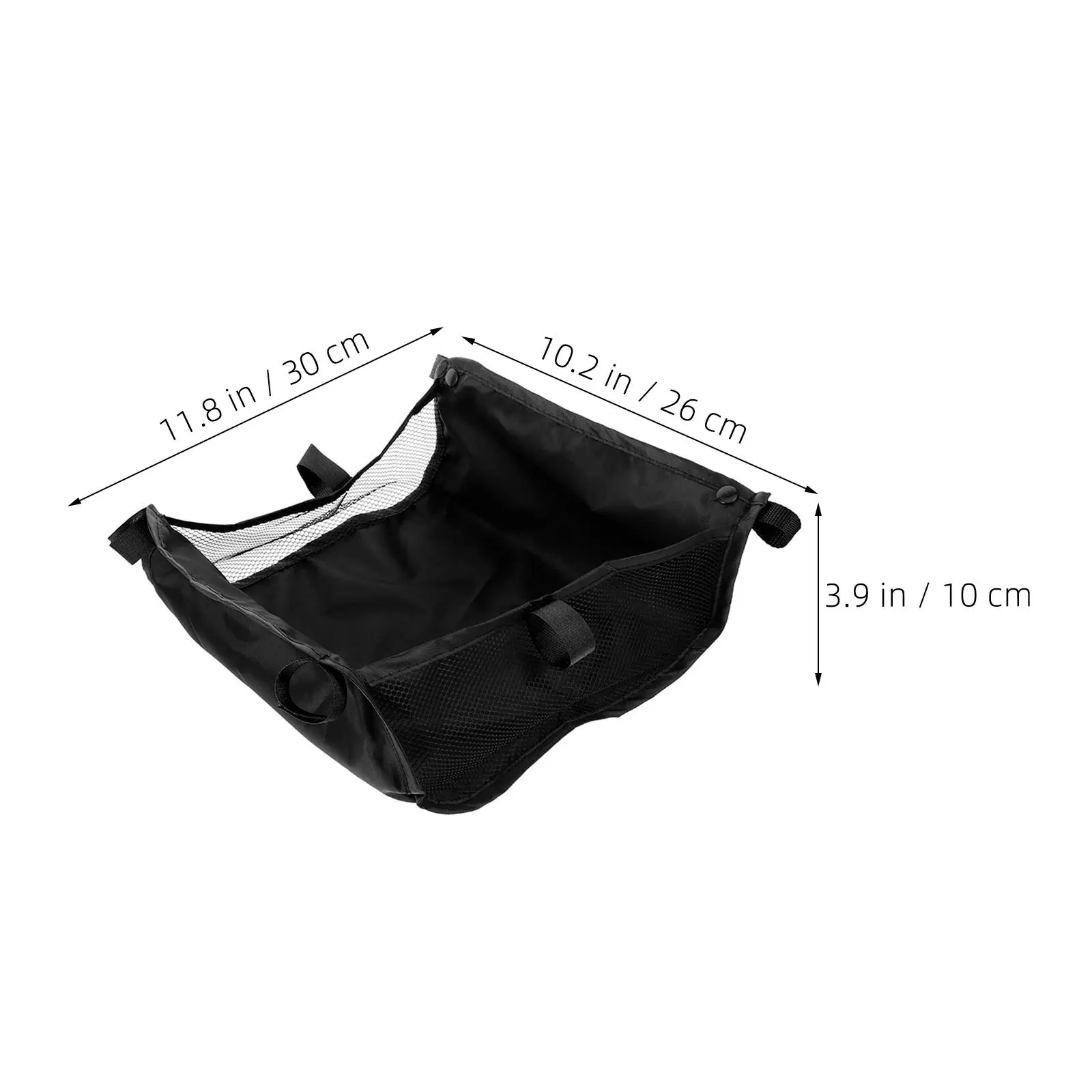 2Pcs Stroller Storage Basket Universal Underseat Organizer Spacious Mesh Cargo Bag for Baby Stroller Accessories