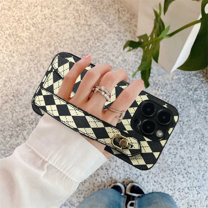 

Кожаный чехол-кошелек с ремешком на запястье для Vivo V20 V15 V29E V50 V27Pro V23, держатель для карт, ремешок на запястье, сумка-вставка, чехол для телефона