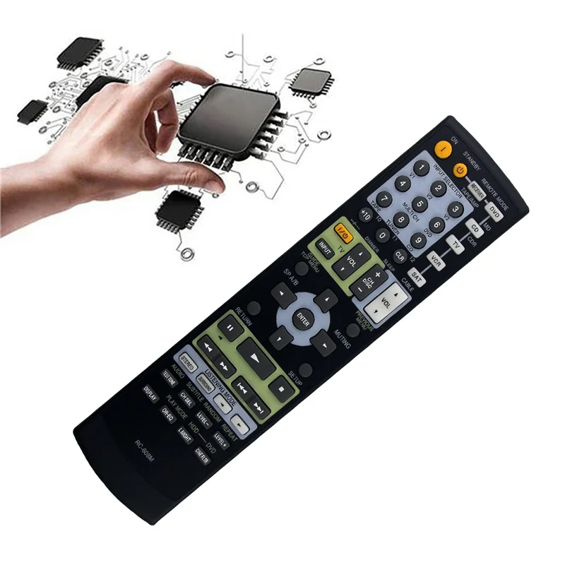 A23K-RC-608M Replace Remote Control for Onkyo AV Receiver HT-R530 HT-S780 SKB-530 SKW-530 SKF-530F SKC-530C SKM-530S HTS780S