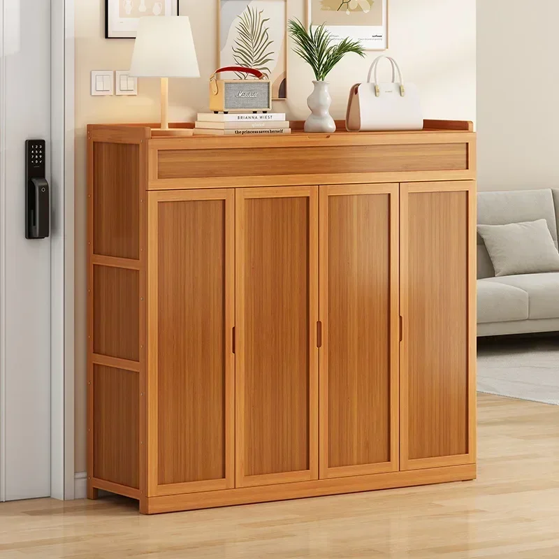 New model Nanzhu shoe cabinet, simple shoe rack at the door of the home, large-capacity storage artifact, multi-layer dust-proof