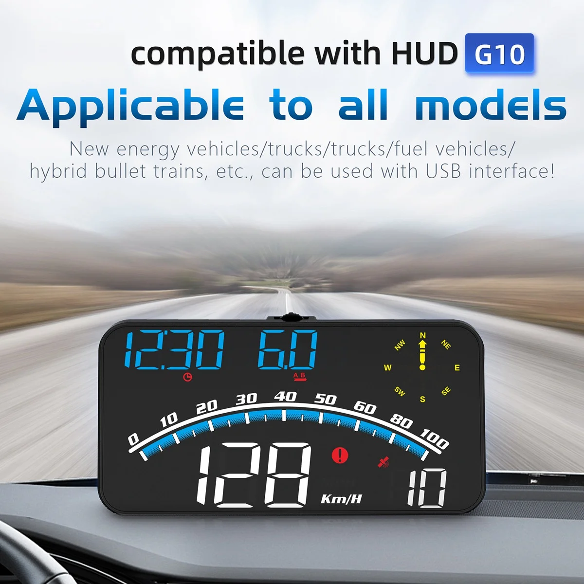 G10 Car HUD Head Up Display GPS Universal Car Supplies