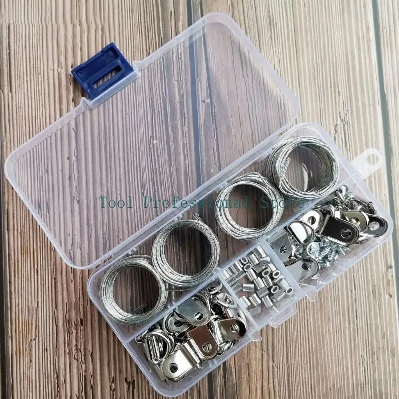 57QF Professional Grade Wire Rope Flexible Wire Rope set 124pcs/set for Displays