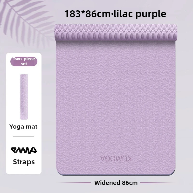 

Очень толстый коврик для йоги из ТПЭ 10 мм, большой размер, нескользящий, амортизирующий, бесшумный для домашнего фитнеса, женский очень толстый обновленный коврик для упражнений