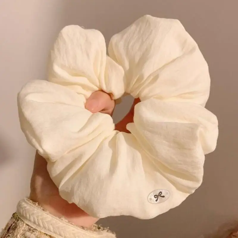 1/2 Stück Elegantes, Einfarbiges, Großes, Weiches Haargummi für Frauen und Mädchen, Süßes Haar-Accessoire, Elastisches Haarband, Haarband, Haar-Accessoires – Detail 6