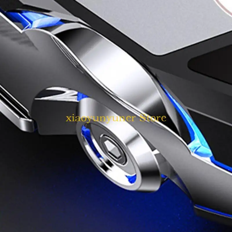 P9JB Tikus Permainan Mekanik Nirkabel Mouse Silent Rechargeable untuk Game Komputer