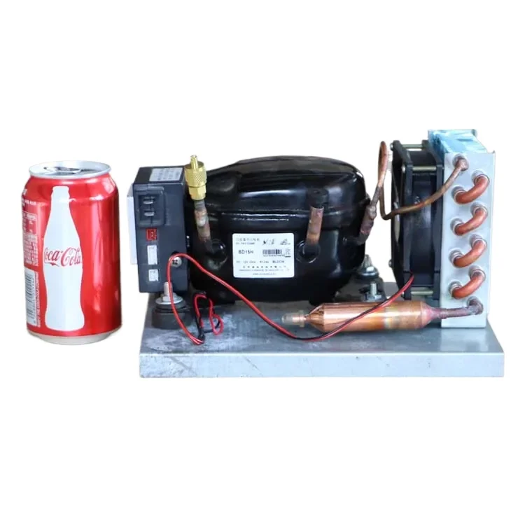 

Compressor Unit Car Refrigerator Freezer Refrigeration Unit Condensing Unit Compressor DC12V24V BD15HC
