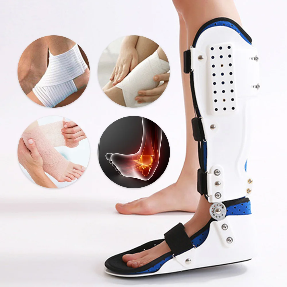 

Left &Right Ankle Brace Foot Drop Corrector Ankle Joint Varus Valgus Calf Fracture Fixation Achilles Tendon Ligament Protector