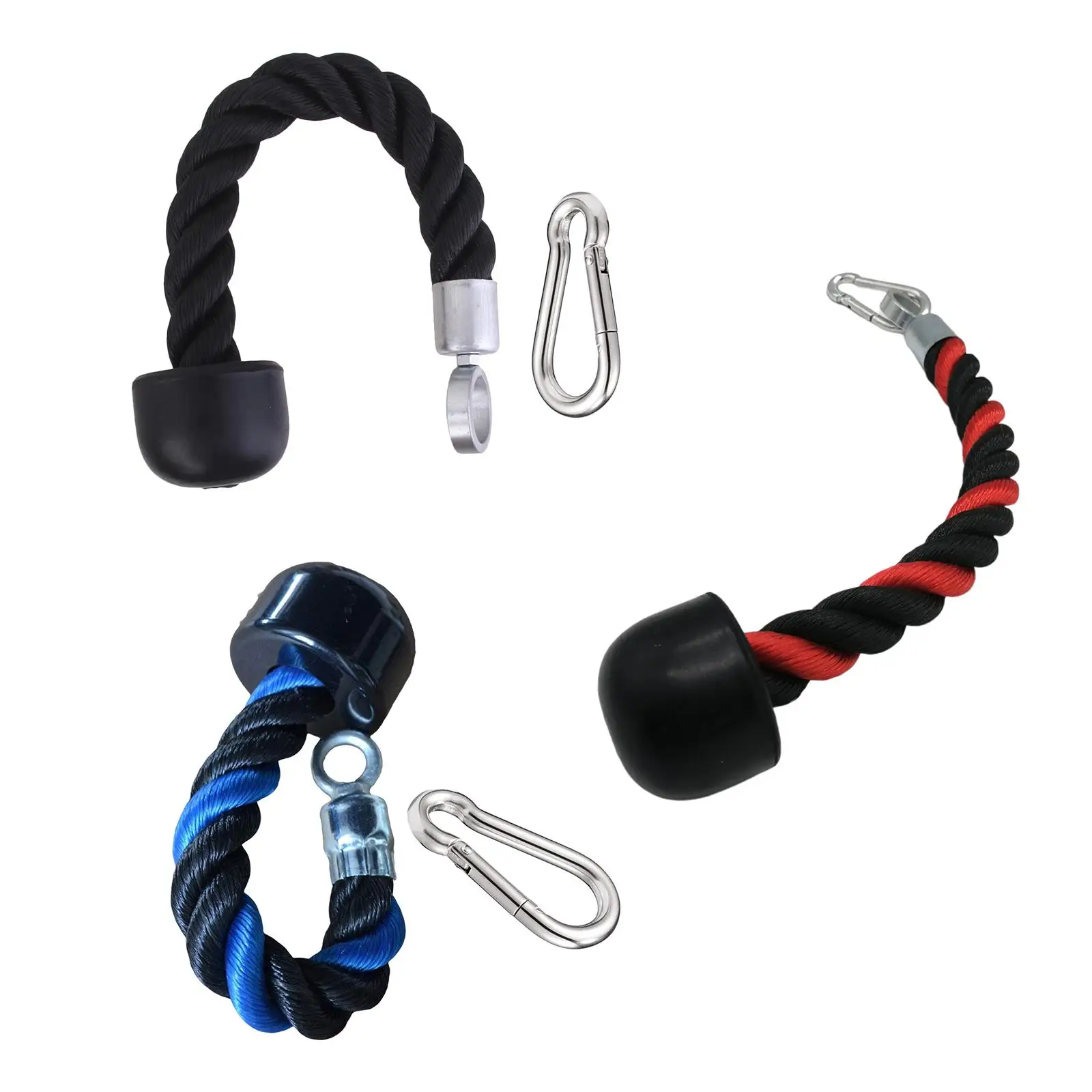 Triceps Rope Single Grip Pulley Cable Attachment Pull Down LAT Handle Accessories Grip Strength Exerciser Back Arm Muscle Builde