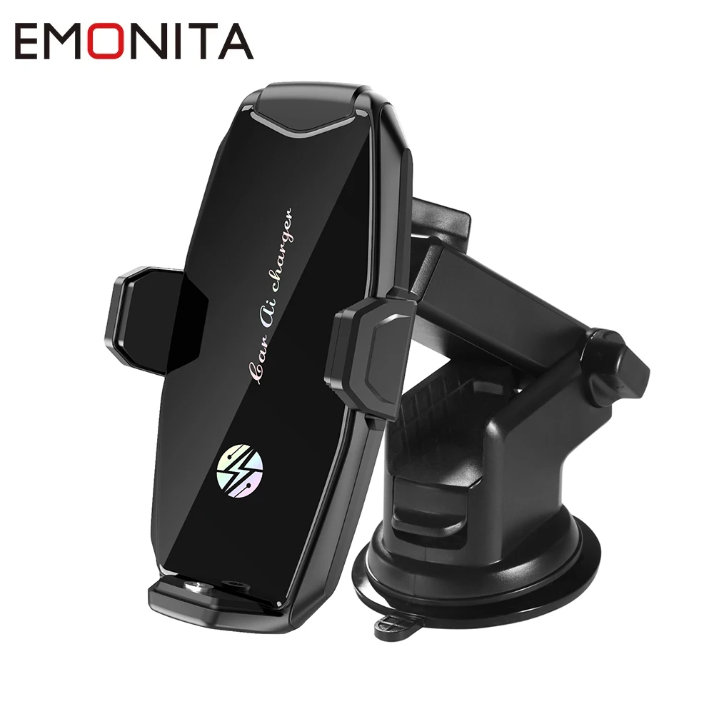 

EMONITA Universal Car Air Vent Clip Upgrade 15W Wireless Charging for Magnetic Car Phone Holder Stand Mount Car Charger Bracket