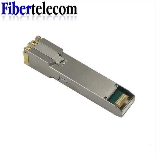 Imagen 2 del producto Módulo de fibra SFP Puerto Ethernet Módulo RJ45 1000BASE-T Conector de interruptor Cobre Compatible con Mikrotik Gigabit Ethernet