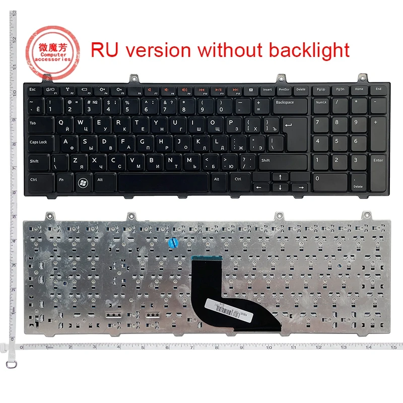 RU Keyboard For Dell STUDIO 1745 1747 1749 XPS L701X F939P