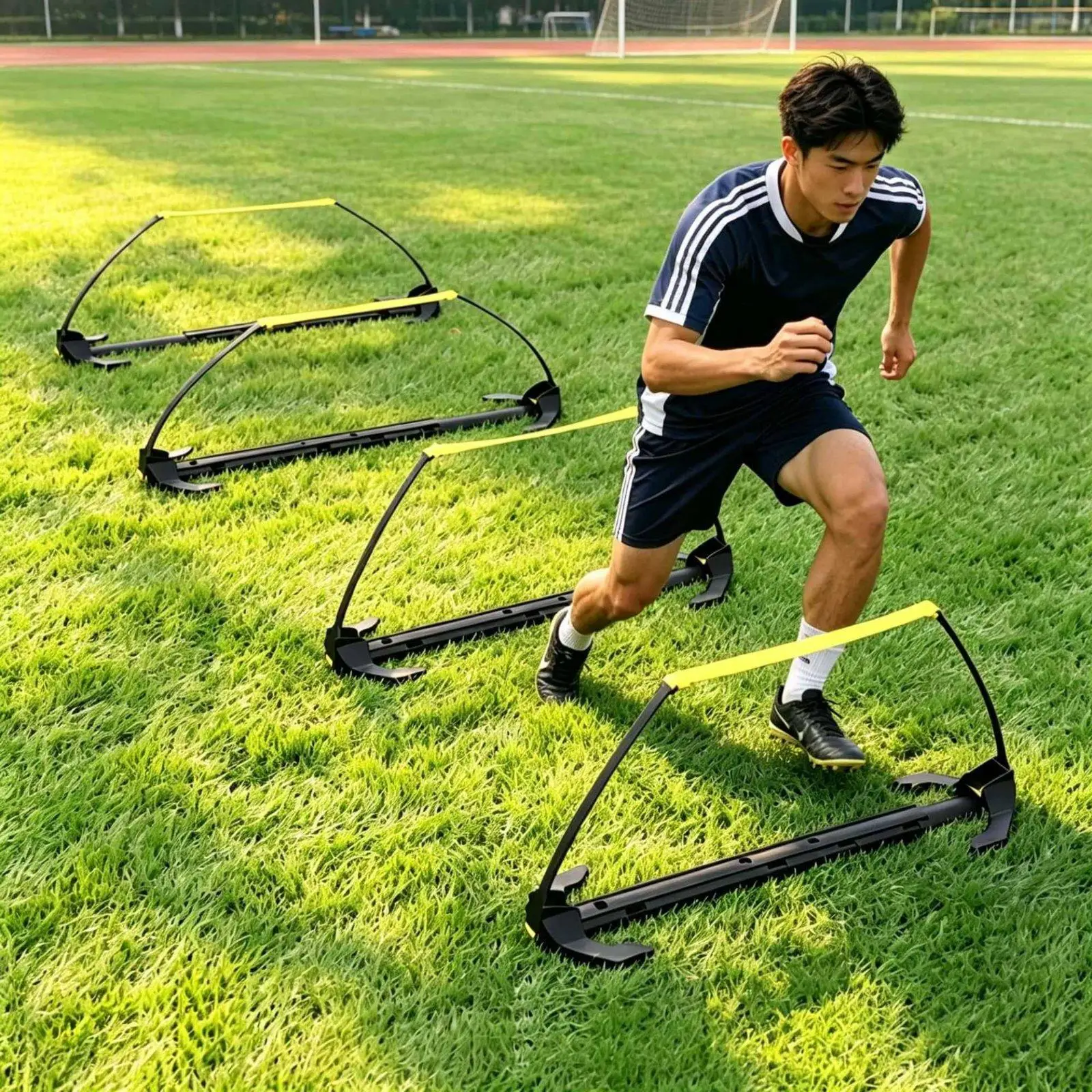 Adjustable PVC Agility Hurdle for Children, Suitable for Indoor and Outdoor Use Adjustable PVC Agility Hurdle for Children, Suitable for Indoor and Outdoor Use