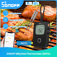 Sonoff Ewelink BMT01 BBQ Meat Thermometer transmits temperature data to mobile phone timer reminder in real time