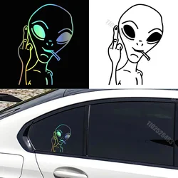 Motorcycle Car Funny Alien Personality Car Sticker Vinyl Decal Car Windows Decorative Sticker Accessories