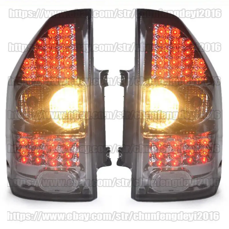 

Для Mitsubishi Montero Shogun Pajero V73 светодиодные задние фонари 2000-2008 года дымчатый черный автомобильные аксессуары