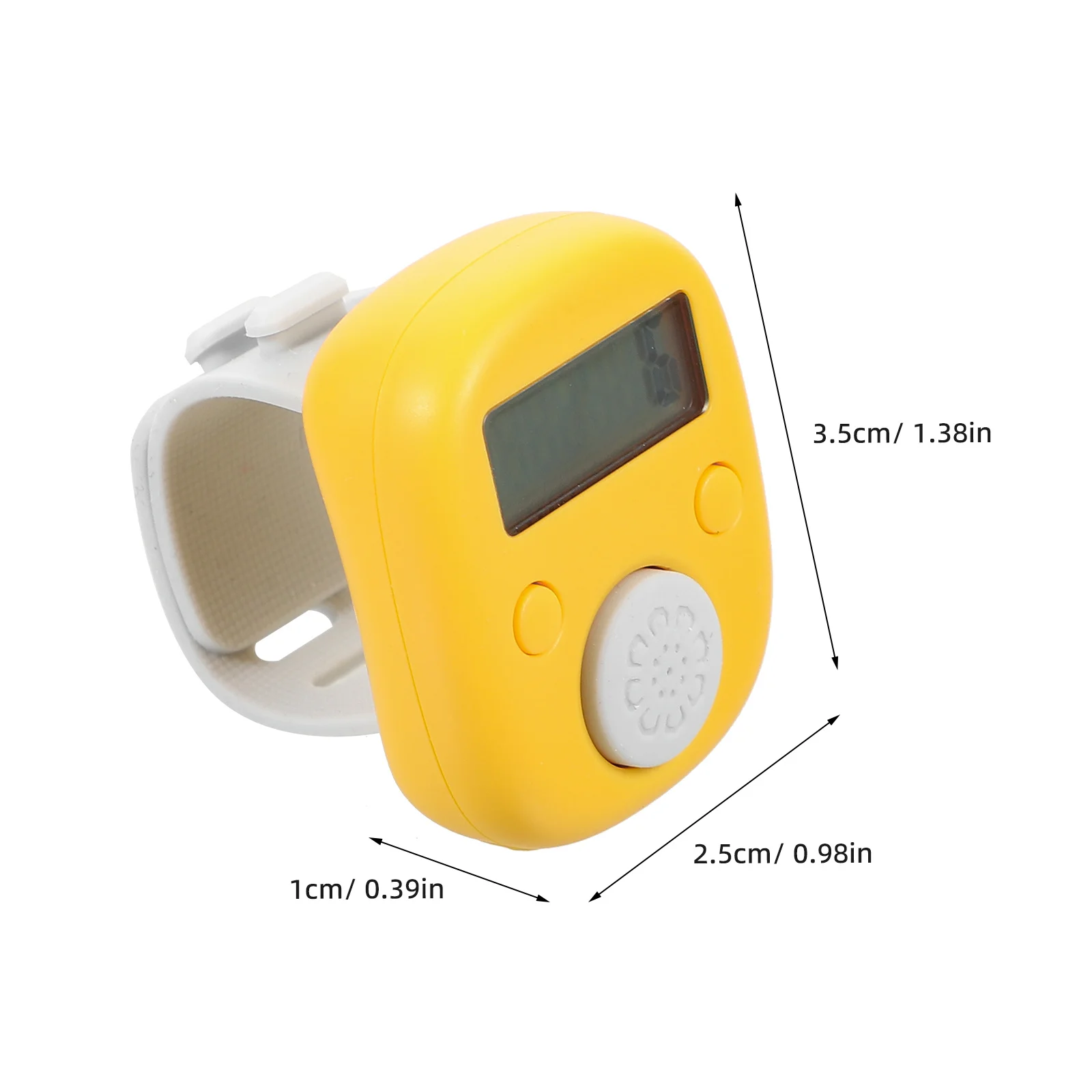 Tally Counter Ring Electronic Handheld Digital Clicker For Knitting Crocheting Row Stitch Tracking Portable Luminous Display