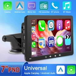 7 Polegada Tela Sensível Ao Toque Do Carro Portátil Sem Fio Apple CarPlay Tablet Android Rádio Multimídia Bluetooth Navegação HD1080 Estéreo