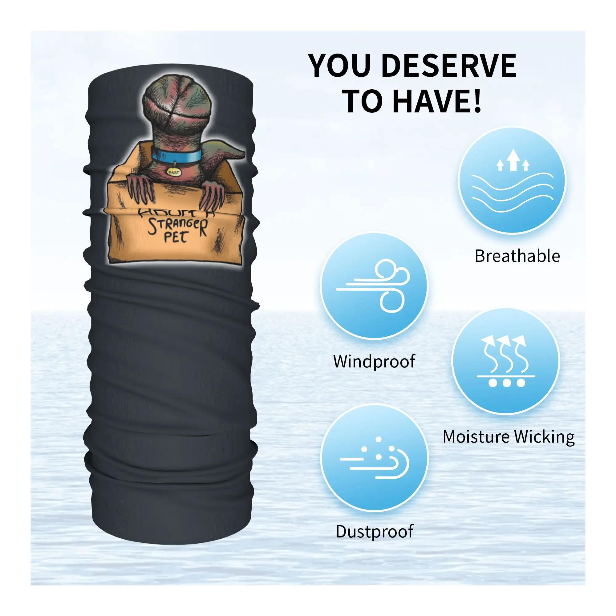 اعتماد غريب الحيوانات الأليفة باندانا الرقبة الجراب المطبوعة وشاح سحري متعدد الوظائف الدراجات وشاح ركوب الدراجات للرجال النساء الكبار قابل للغسل