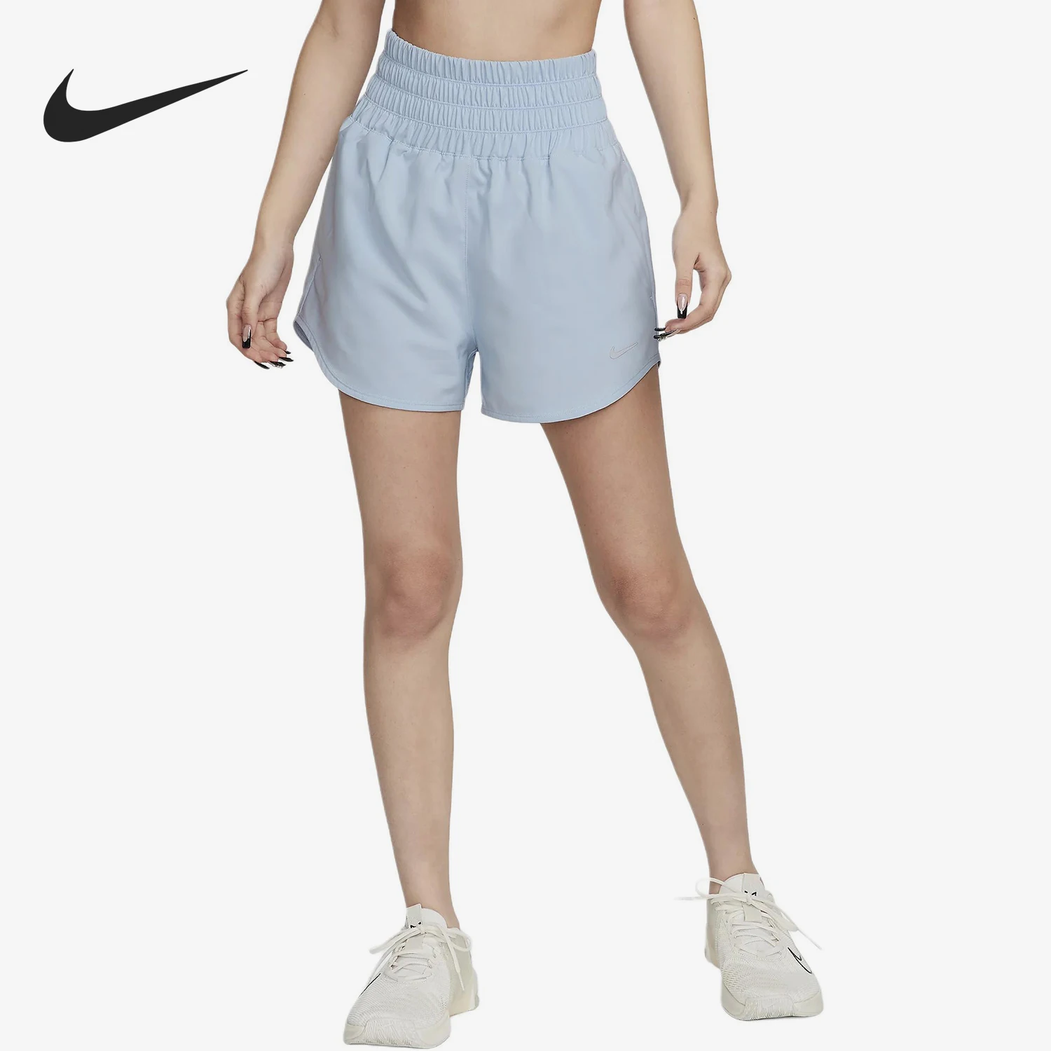 Nike genuine Dri FIT One women's high waisted lined sports shorts DX6643-440