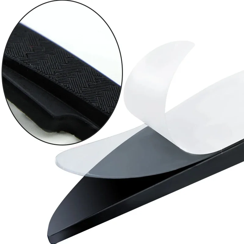 4 قطعة حافة باب السيارة المضادة للتصادم بار ملصقات سيليكون حماية قطاع لشركة هيونداي I30 فيلوستر كونا I10 I35 إلنترا سانتا في