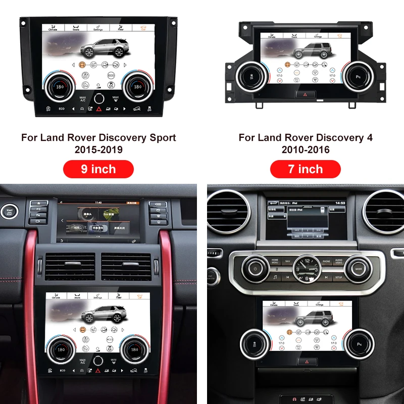 STWEI ADigital AirCon AC Panel For Land Rover Range Rover Discovery XJL Jaguar XFL XEL Heated/Cooling Digital Air Conditioner