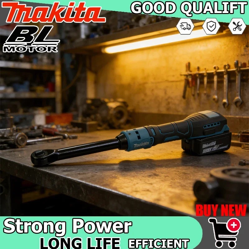 

Makita Electric Ratchet Wrench 6-inch 3/8 "extension Head Disassembly Nut 220N. M Cordless Drive Tool for Makita 18V