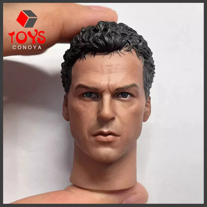 1/6 Michael Keaton Male Head Carving Sculpt Painted Star Actor Star Soldier Model For 12