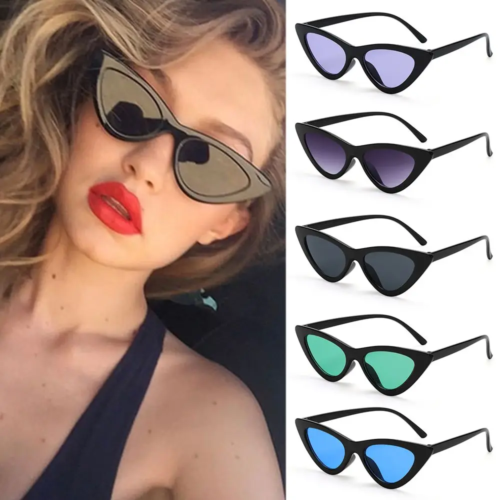 Women Sun Shades UV400 Small Triangle Sunglasses Sexy Retro Sunglasses Vintage Female Shades