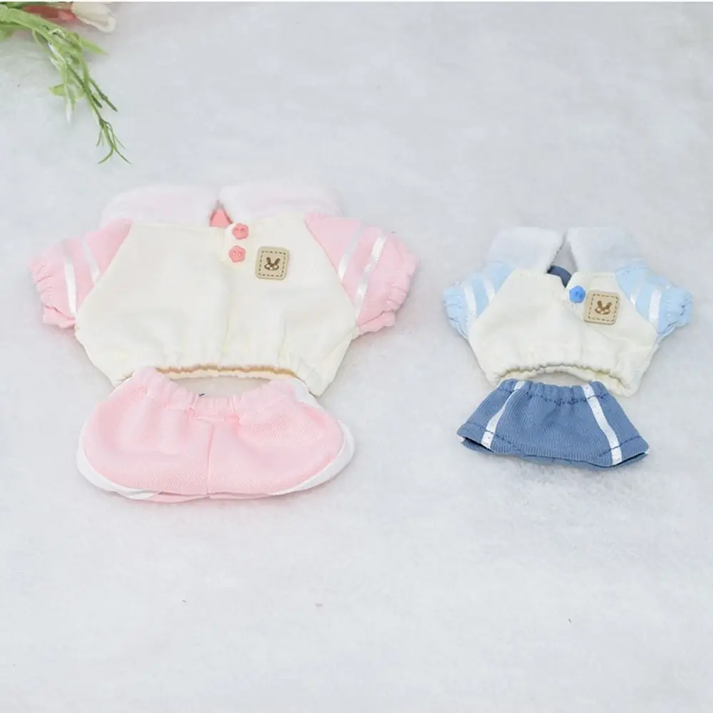 

Fashion Doll Clothes Set DIY Doll Accessories For Girls Dress Up Toys Cotton Stuffed Dolls Cartoon Jackets Baseball Uniform