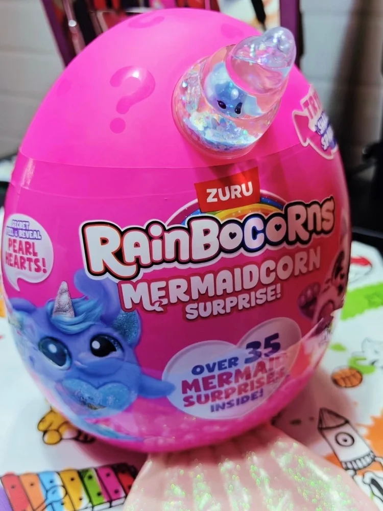 

Коллекционная игрушка Zuru Rainbocorns Mermaidcorn: Сюрприз-яйцо, милые куклы-единороги и русалки, подарок для девочек
