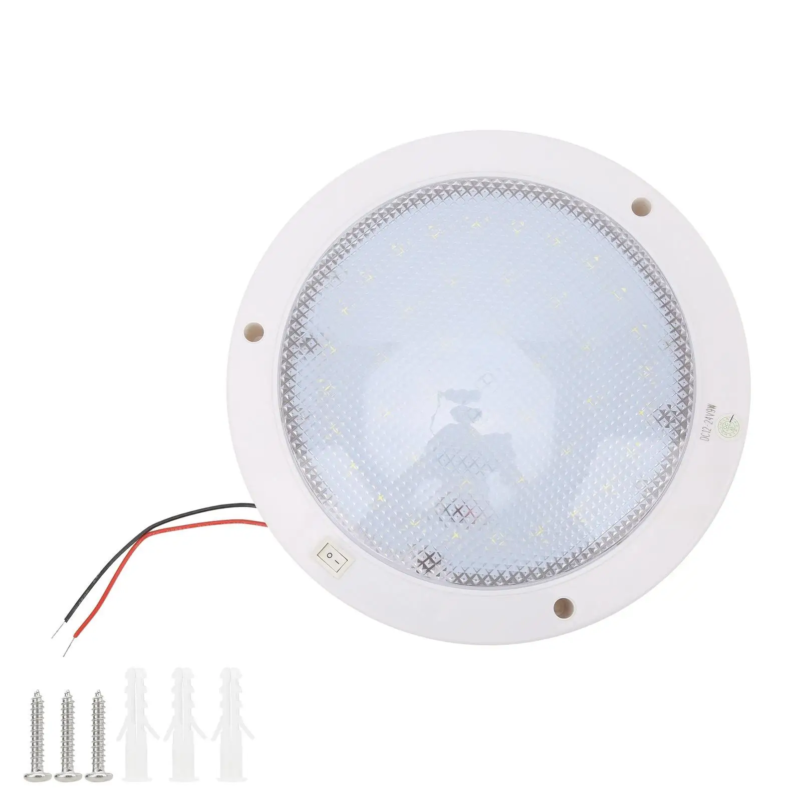 

Round Panel Downlight White with Screw Buckle for RVs, Campers, Yachts & Ships - Energy Efficient Lighting