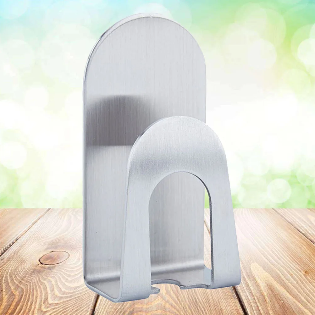 

2Pcs Stainless Steel Toothbrush Holders Wall Mounted for Bathroom Multifunctional Toothbrush Rack Organizer Space Saving