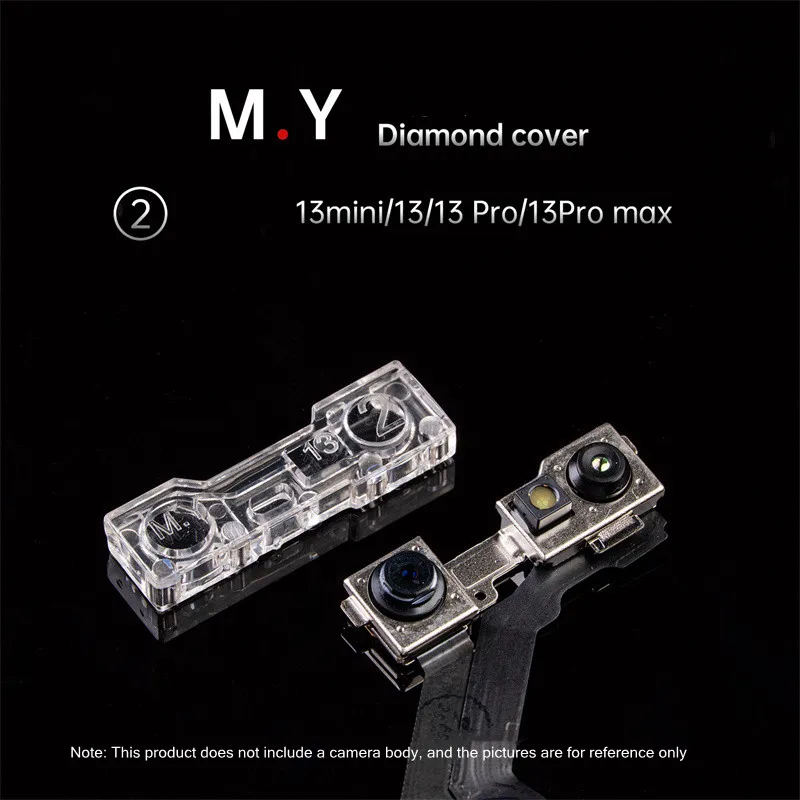 Mr.Yang Diamond Cover Dust Proof Ensure Accurate Face ID for IP X-17Pro Max Front Camera Repair Front Camera Lens Protector