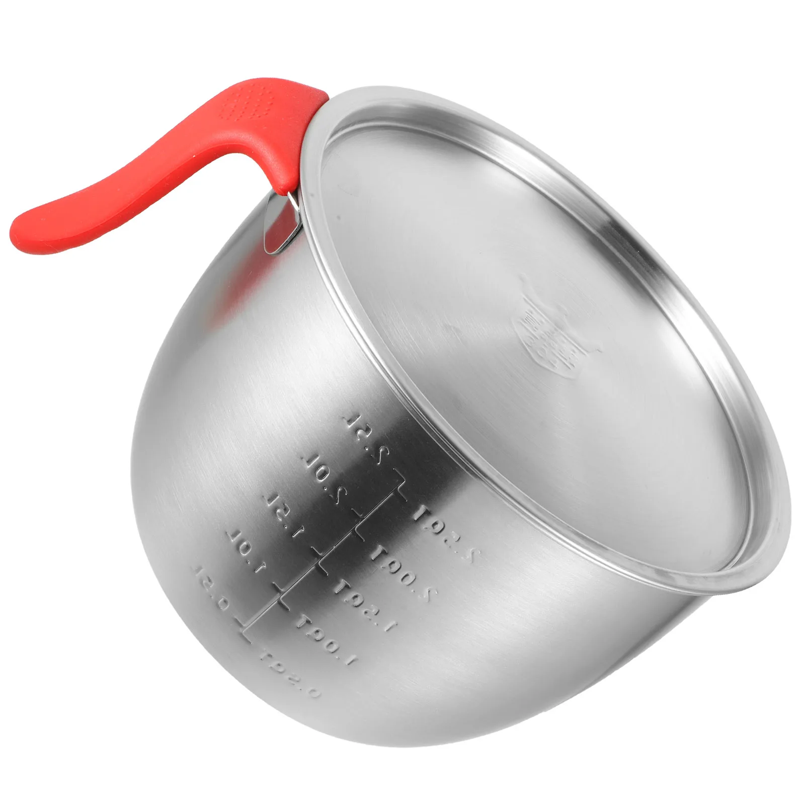 

1 set Stainless Steel Mixing Bowls Large Egg Beating Salad Soup Noodle Container Kitchen Storage Multi Functional Handles Lids