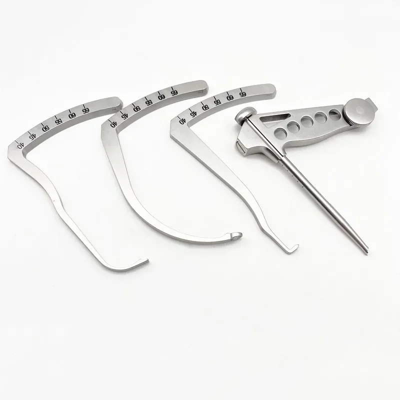 Guía  taladro tipo C ajustable  ligamento  rodilla, hombro, Tíbia femenina, Aimer, instrumentos ortopédicos  acero inoxidable