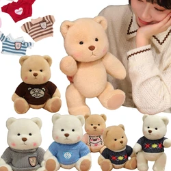 kawaii Stuffed Plush  Sweater Joint Bear Teddy&bear Animals Super Soft Dolls Baby Funny Pet Girls Boys Birthday Gifts Home Decor