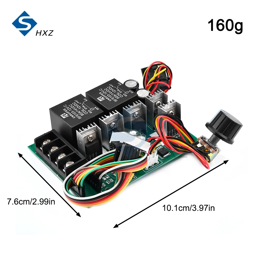 DC Motor Speed Controller 12V PWM Voltage Regulator 12V 24V 48V Dimming Dimmers Motor Speed Controller Input MAX 60A Governor