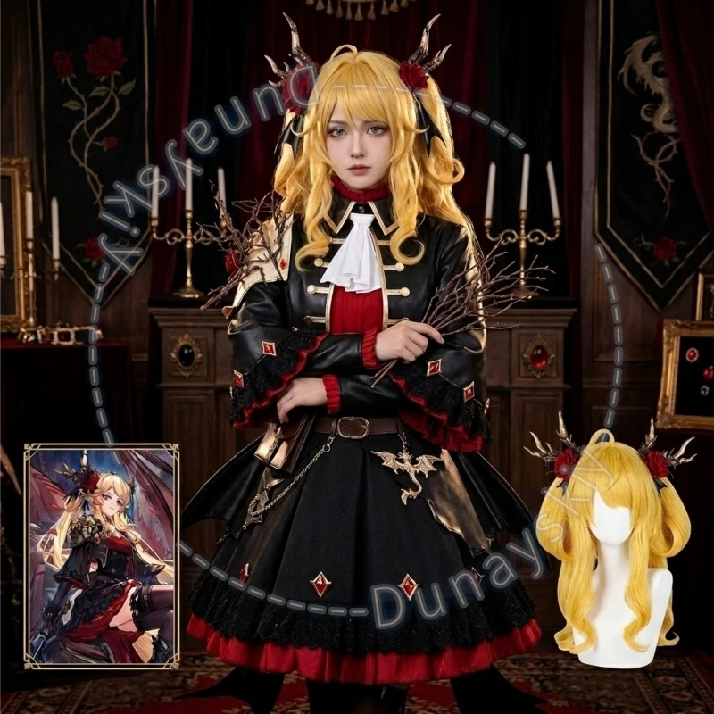 

Blood Wing Rose Comic Con Arknights Thunderbolt Cosplay Costume Anime Game Character Outfit Pre Sale Halloween Party Role Play