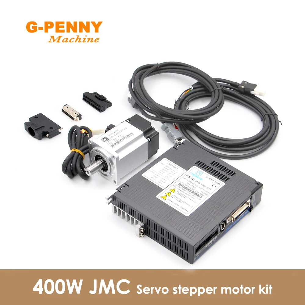 JMC 400w 220V 3000r/min 60gst 1.27N.m JAND4002-20B + servomotore AC magnetico muslimah con Kit Driver