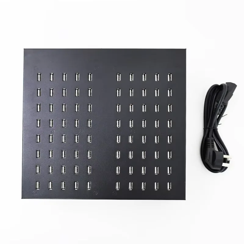 800W 80-Port USB Charging Station Fast Charging HUB Charger High Power Desktop for iPhone Xiaomi Multi Device Mobile Repair Shop