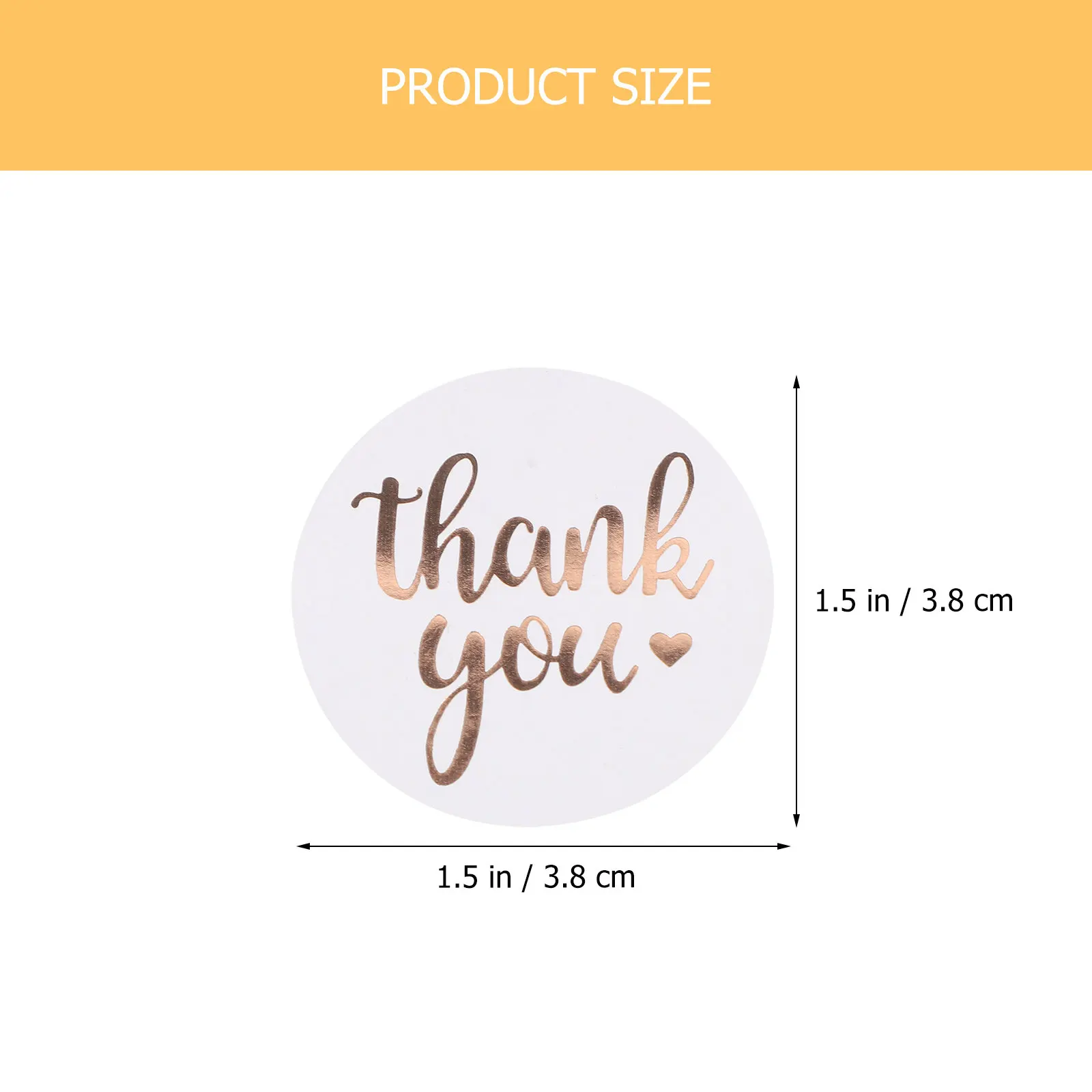 500Pcs Thank Themed Sealing Stickers Fine Detail Lovely Pattern Premium Material for Thank You Tags Gift Wrap Stickers Food Bag