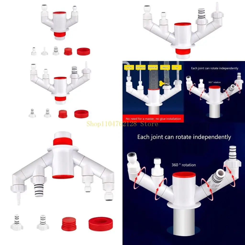 

Прочный адаптер дренажа ABS Легкий установка раковина разъем